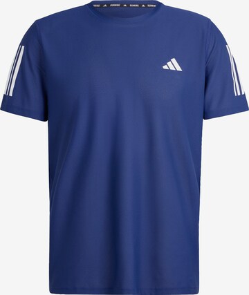 T-Shirt fonctionnel 'Own the Run' ADIDAS PERFORMANCE en bleu : devant