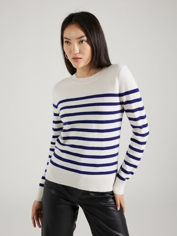 Pullover di Pure Cashmere NYC in bianco: frontale