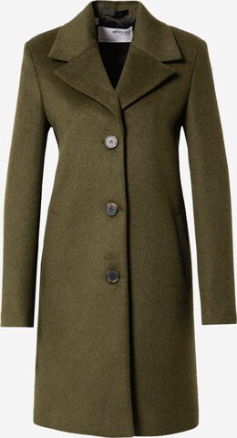 SELECTED FEMME Between-Seasons Coat 'Sasja' in Green: front