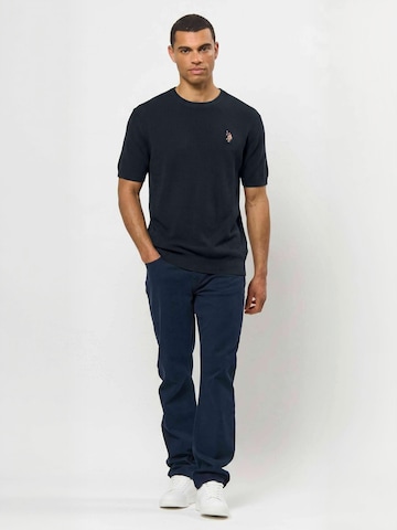 U.S. POLO ASSN. Regular fit Overhemd ' UMDarwin ' in Blauw