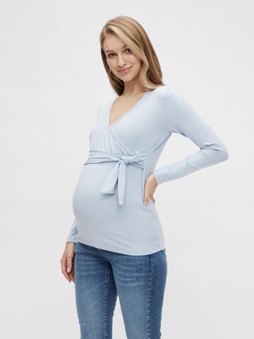 MAMALICIOUS Shirt 'Charlie Tess' in Blau: predná strana