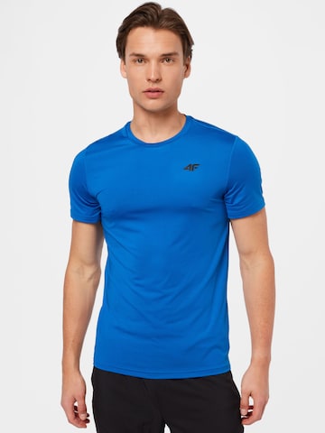 4F - Camiseta funcional en azul: frente