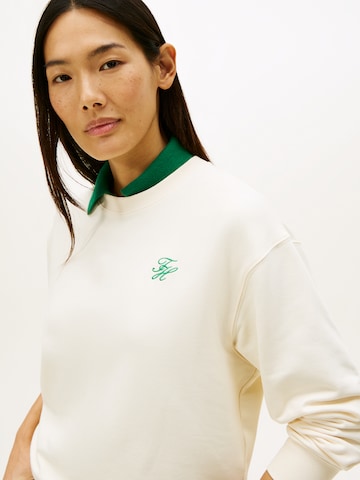 Bluză de molton de la TOMMY HILFIGER pe bej