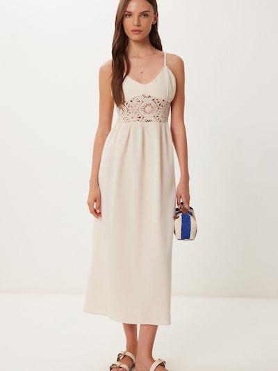Rochie pe 36 Happiness İstanbul pe alb kitt, Vizualizare produs