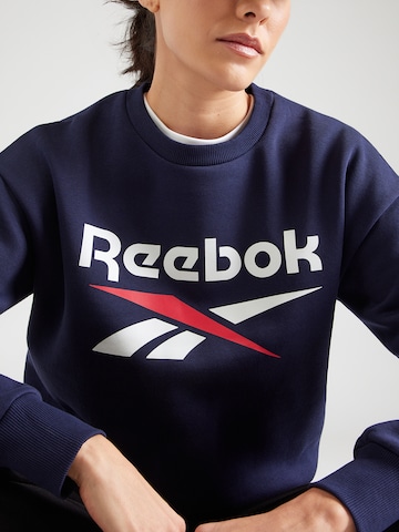 Reebok Sportovní mikina – modrá