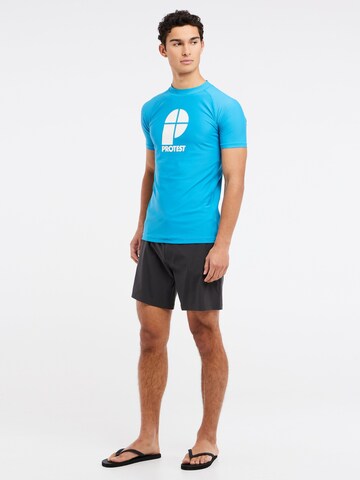 PROTEST Functioneel shirt 'PRTCATER' in Blauw