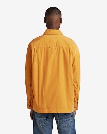 G-Star RAW Regular fit Button Up Shirt in Yellow