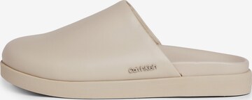 Calvin Klein Mules in Grey: front