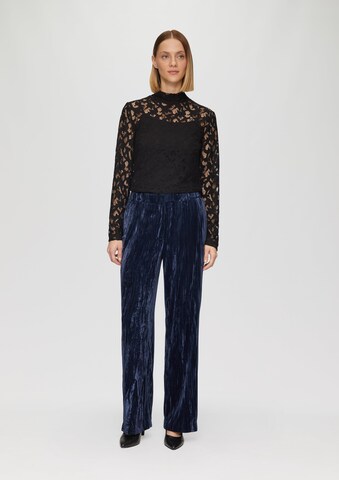 s.Oliver BLACK LABEL Regular Trousers in Blue: front