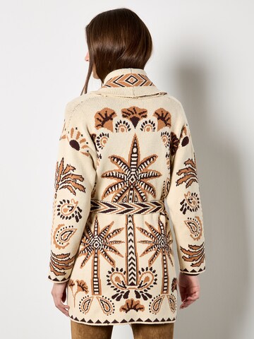 Apricot Knit cardigan ' ' in Grey