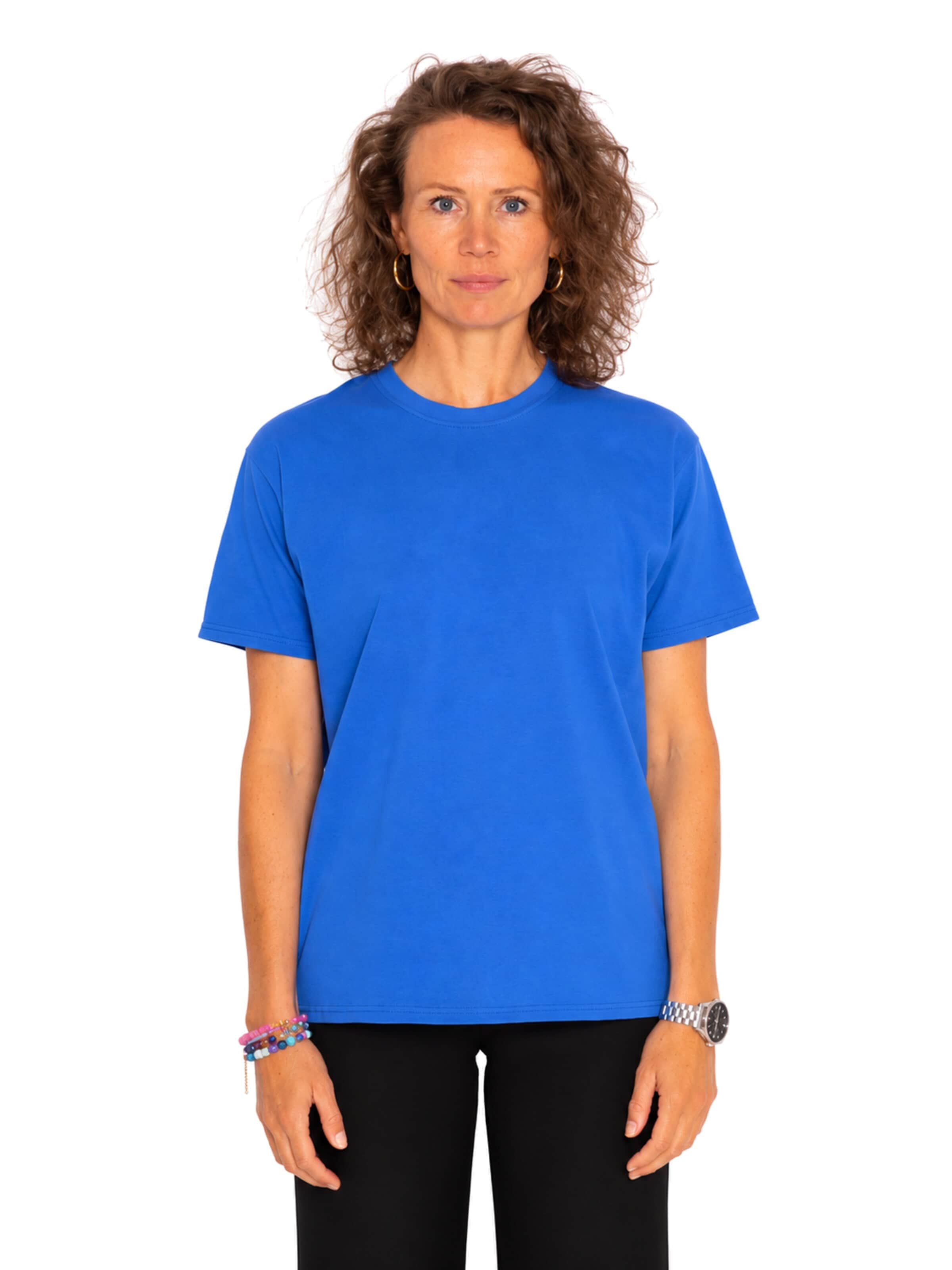 FRUIT OF THE LOOM Shirts 'T-shirt' i blå