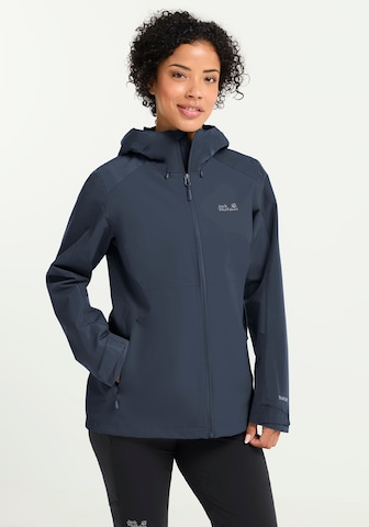 JACK WOLFSKIN Outdoorjacke in Blau: Vorderseite