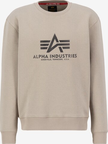 ALPHA INDUSTRIES Sweatshirt 'Carbon' i beige: forside
