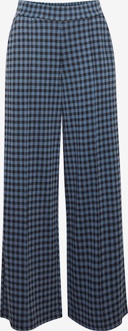 ICHI Wide leg Pants 'KATE' in Blue: front