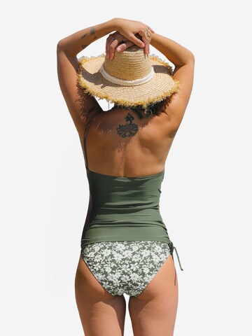 Cupshe Tankini in Green