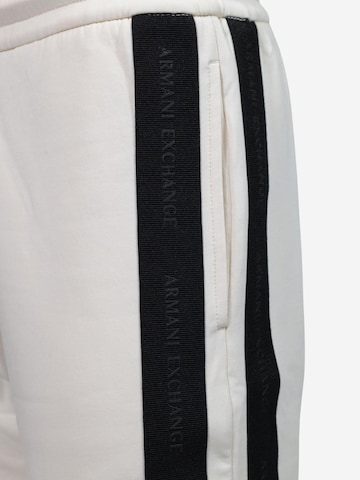 ARMANI EXCHANGE - regular Pantalón deportivo 'XM003145 AF13047' en blanco