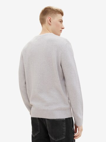 TOM TAILOR DENIM Sweater in Grey