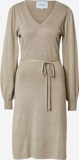minus Knitted dress 'Astrid' in Dark beige, Item view