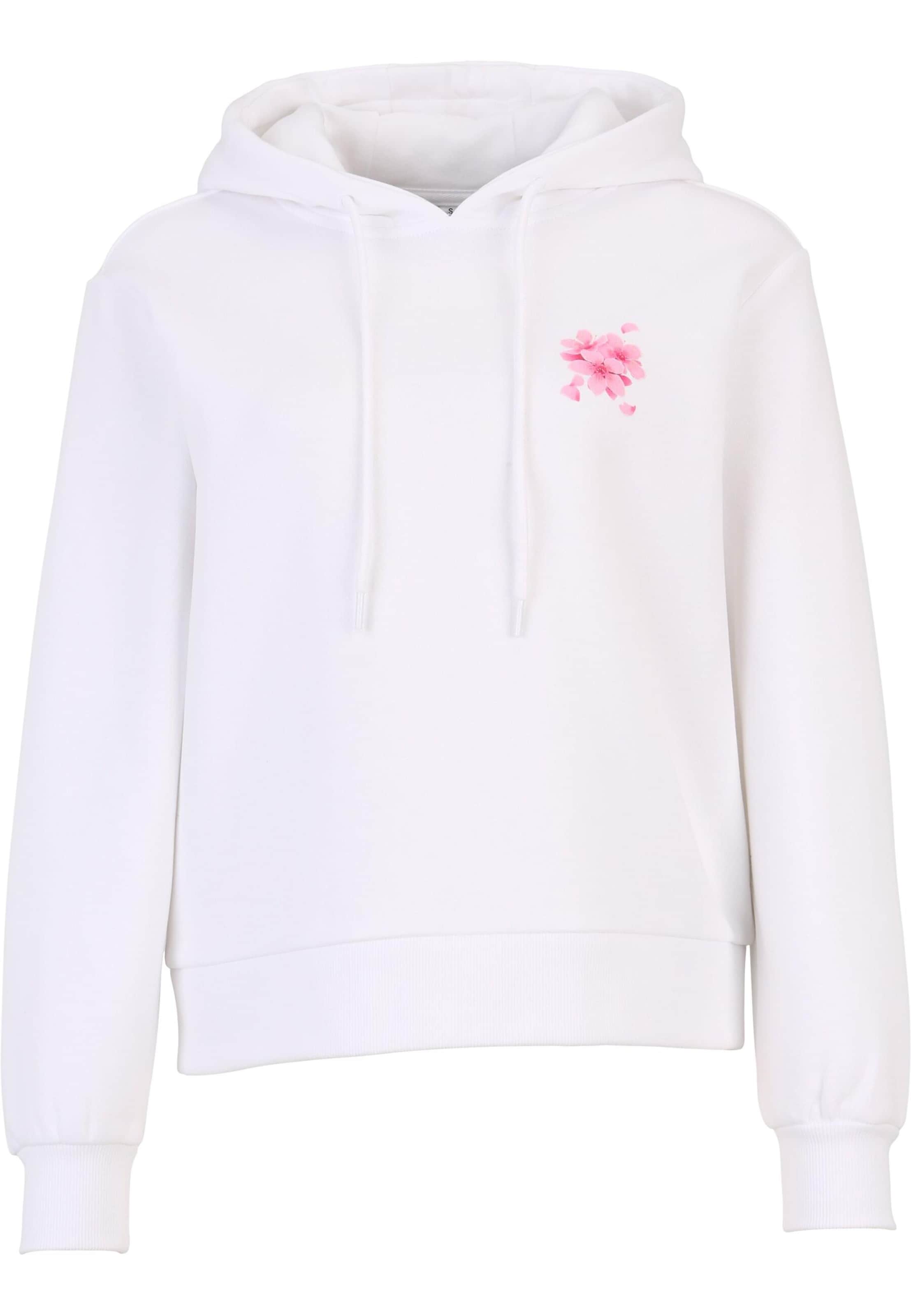 balts Miss Tee Sportisks džemperis 'Self Love Club': no priekšpuses