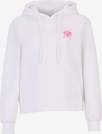 Miss Tee Sweatshirt 'Self Love Club' in White: front