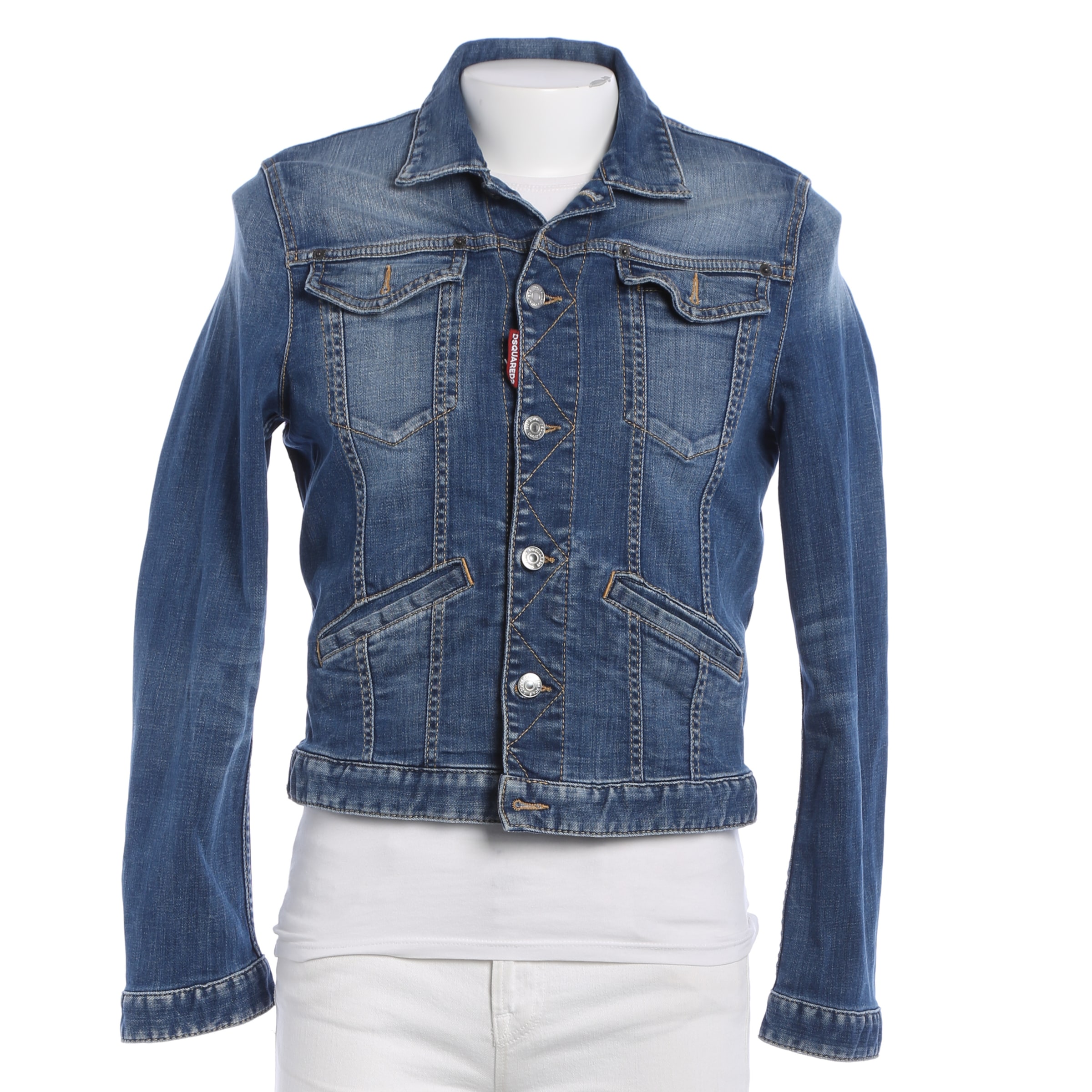 DSQUARED2 Sommerjacke XS in Blau: Vorderseite