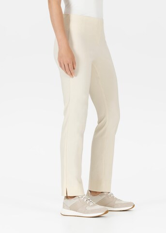 STEHMANN Slimfit Hose 'Ina' in Beige