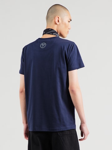 T-Shirt 'Di Comun' Carlo Colucci en bleu