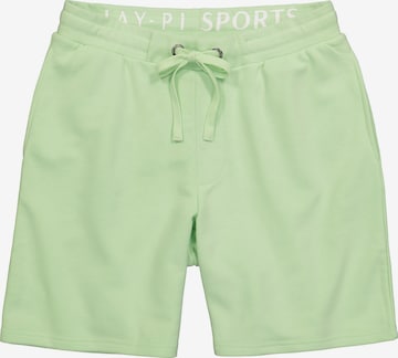 JAY-PI Regular Pants in Green: front