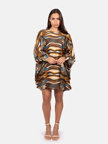 WEARABLE STORIES Dress 'Lucie' in Brown