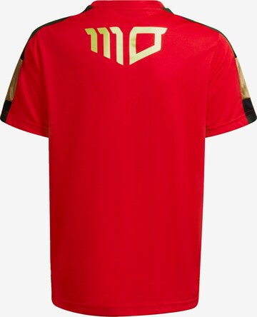 T-Shirt fonctionnel 'Salah' ADIDAS PERFORMANCE en rouge
