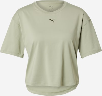 PUMA Toiminnallinen paita 'Cloudspun' värissä pastellinvihreä / musta, Tuotenäkymä