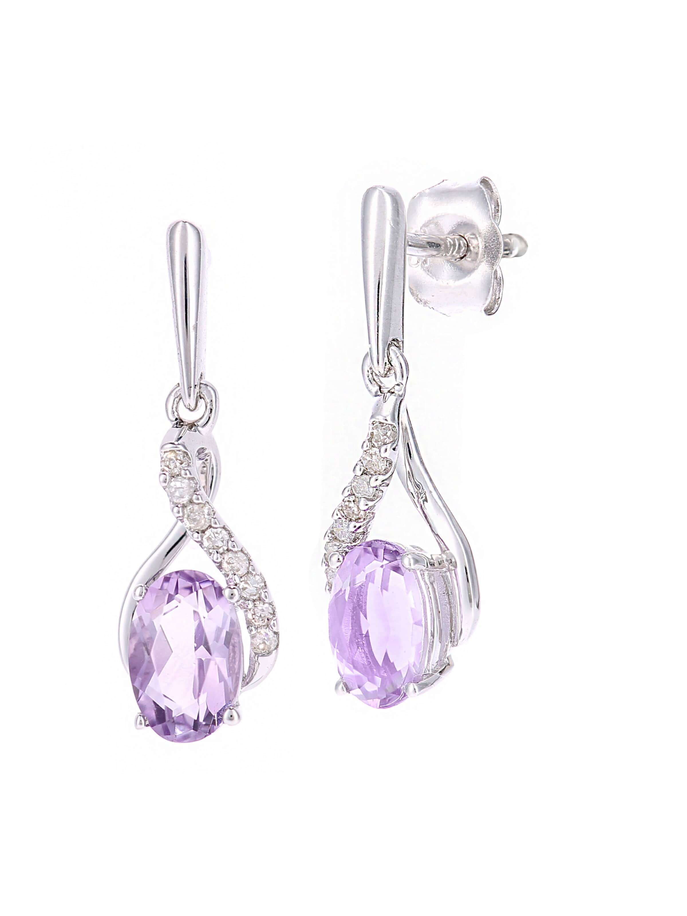 DIAMANT LETERNEL Earrings in One size in Silver, Item view