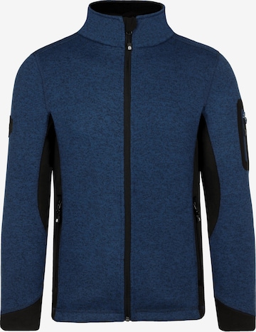 normani Athletic Fleece Jacket 'Wapusk' in Blue: front