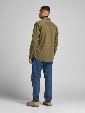 JACK & JONES Regular fit Overhemd 'Sheridan' in Groen