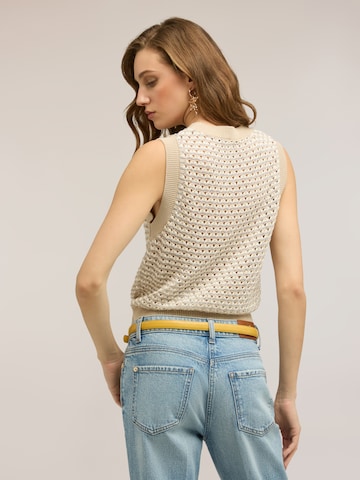 Pull-over MOTIVI en beige