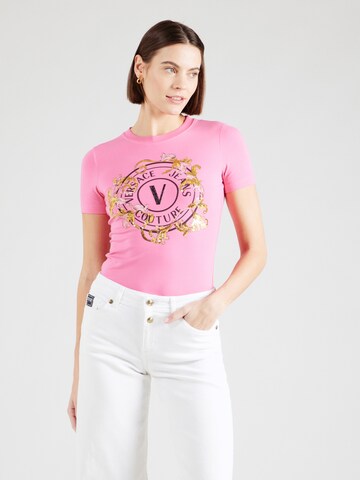 Versace Jeans Couture Shirt in Pink: front