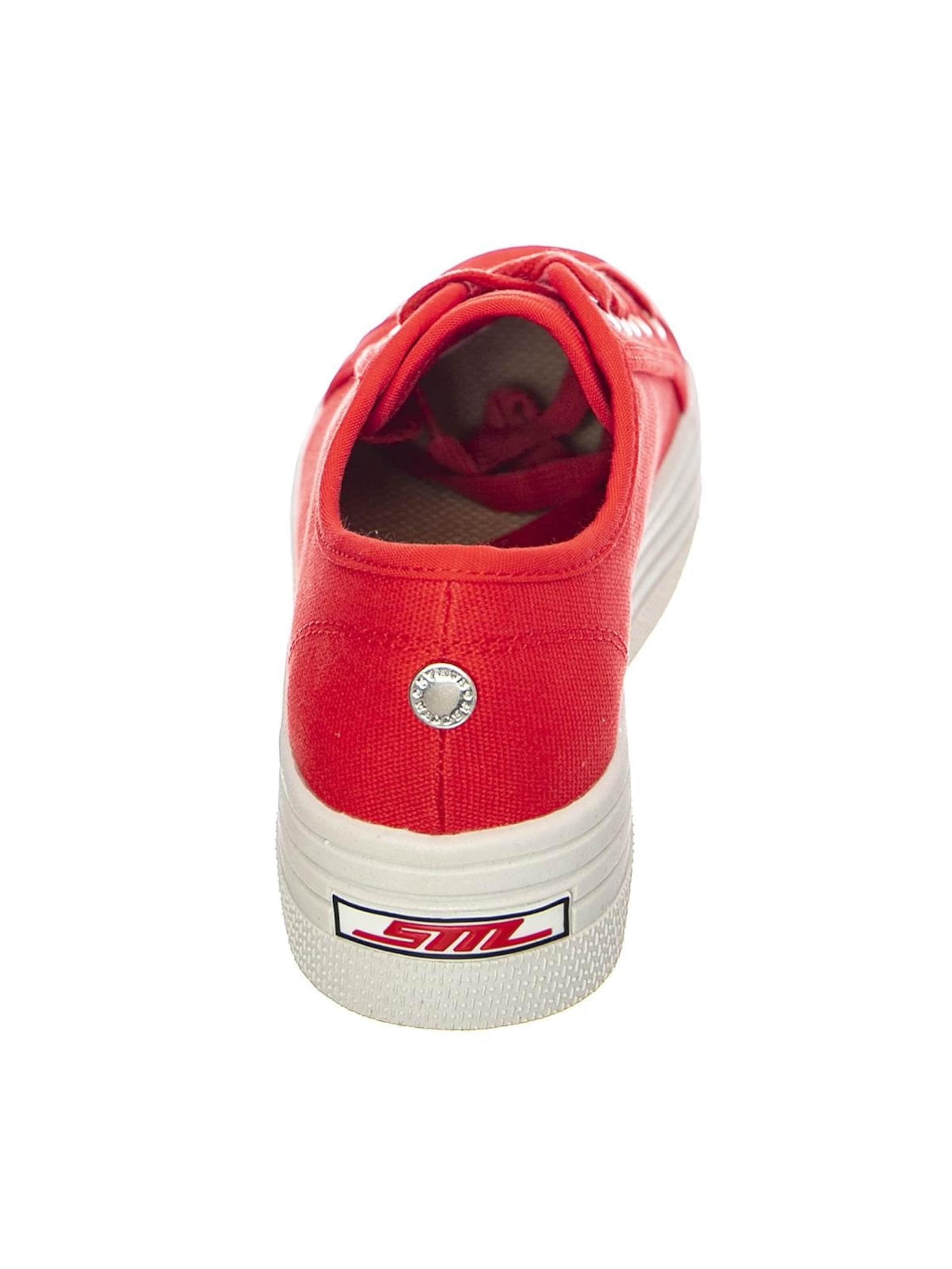STEVE MADDEN Buty sportowe sznurowane 'Bobbi' w kolorze czerwony