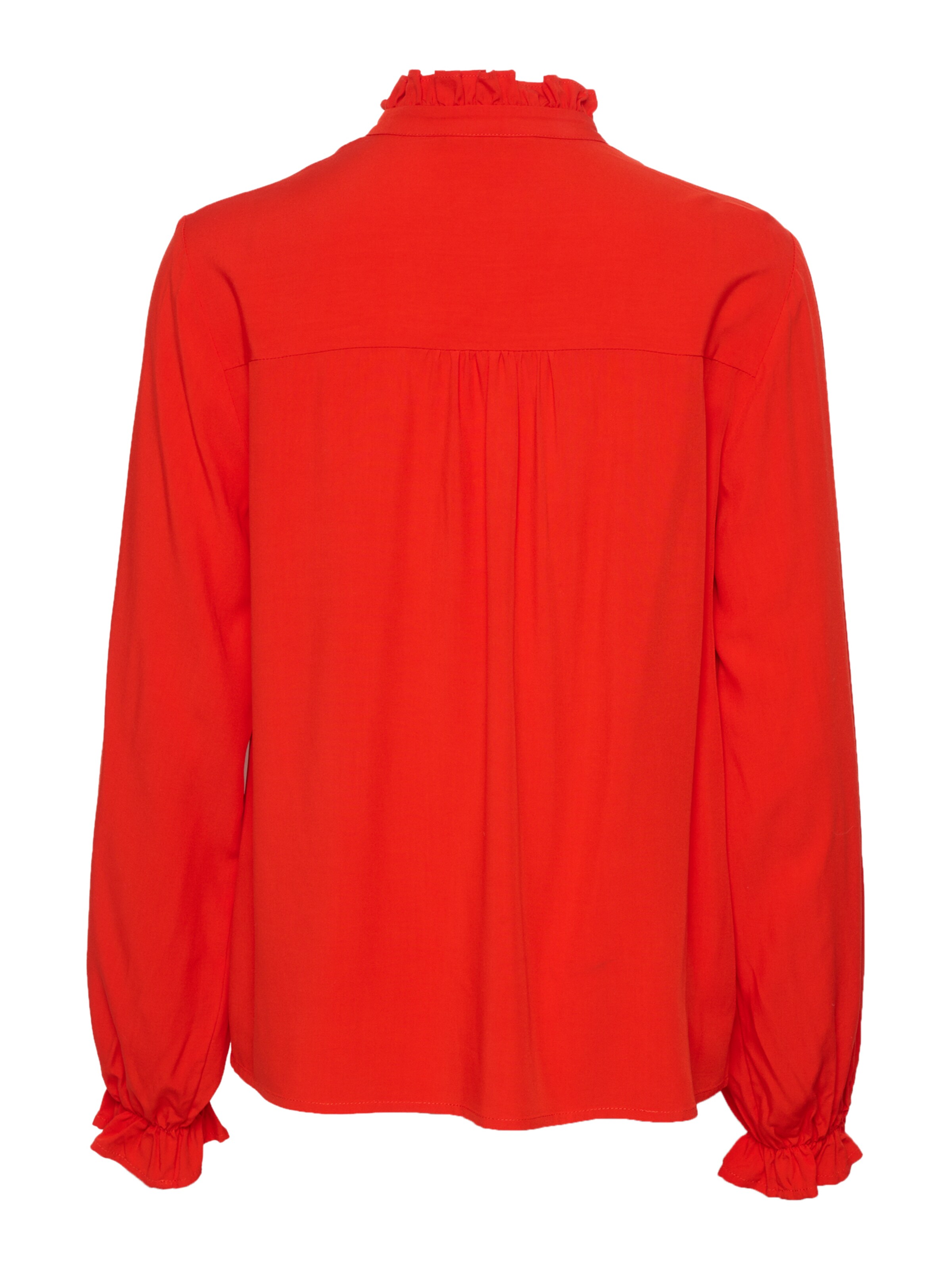 Cream Blouse 'CR Venea' in Red