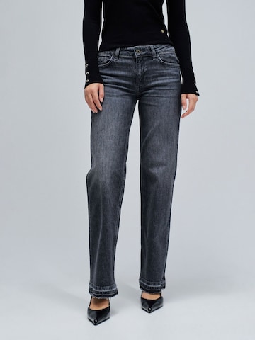 Salsa Jeans Regular Jeans in Zwart: voorkant