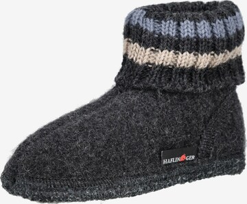 Pantoufle HAFLINGER en gris : devant