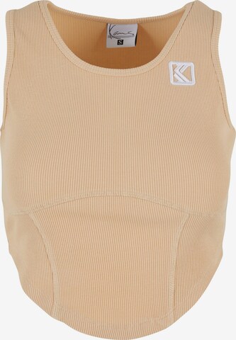 Top di Karl Kani in beige: frontale