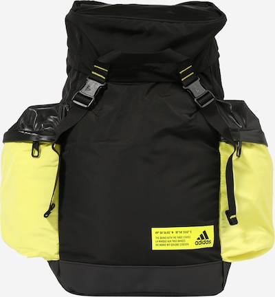 ADIDAS PERFORMANCE Спортна раница в неоново жълто / черно, Преглед на продукта