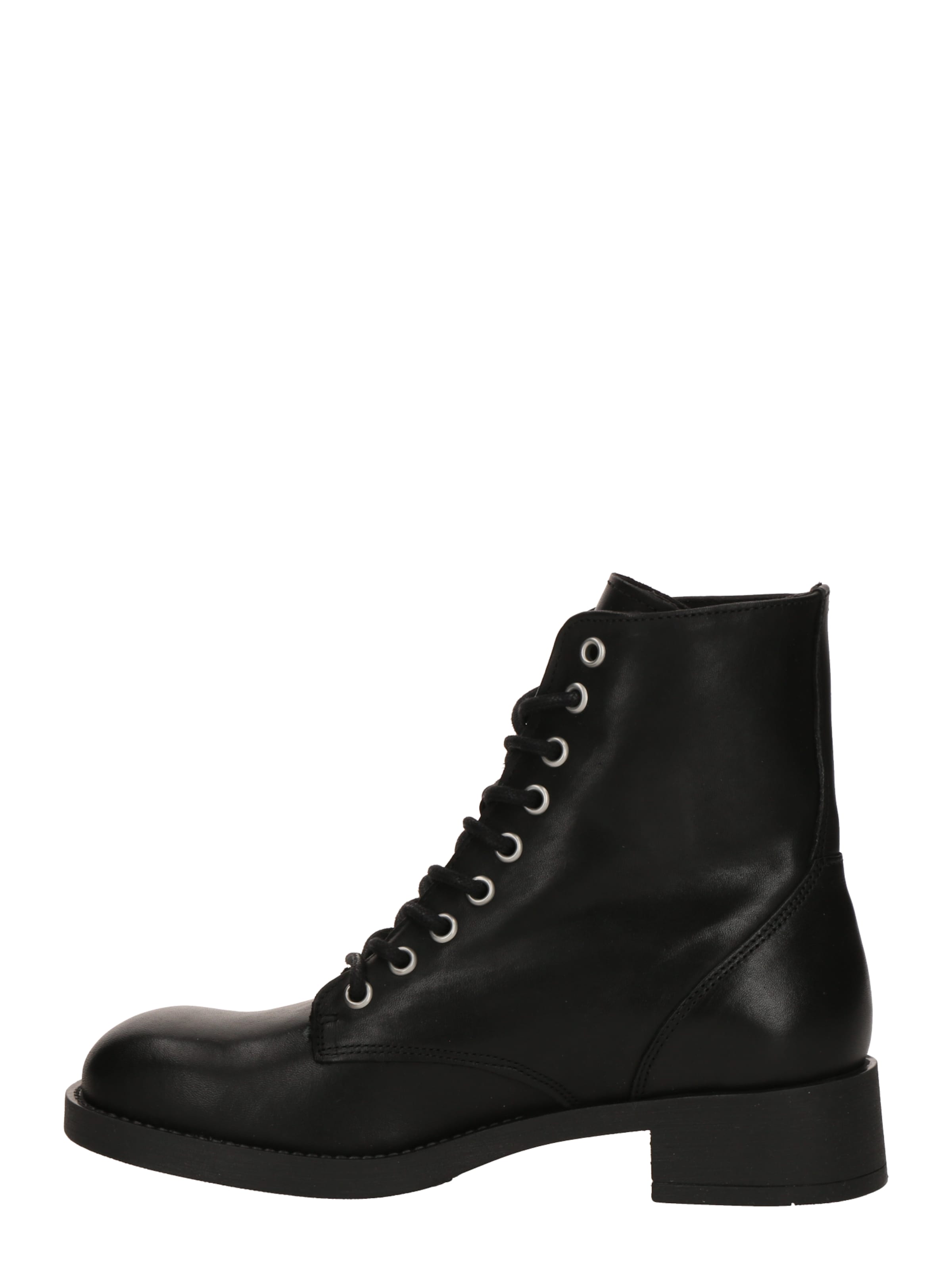 STEVE MADDEN Ботинки на шнуровке 'Zady' в Черный: сбоку