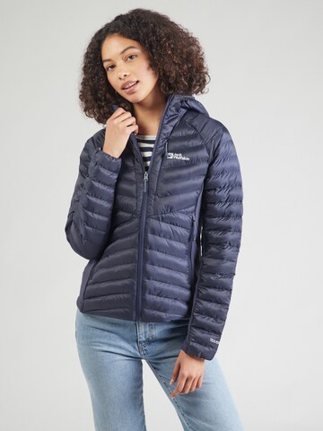 Veste outdoor 'ROUTEBURN PRO' JACK WOLFSKIN en gris : devant
