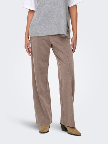 Wide leg Pantaloni con piega frontale 'JDYRISSO' di JDY in marrone: frontale