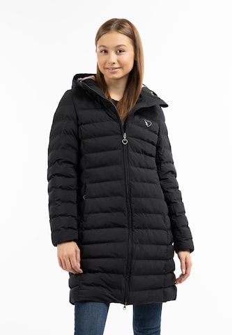 MYMO Winter coat in Black: front