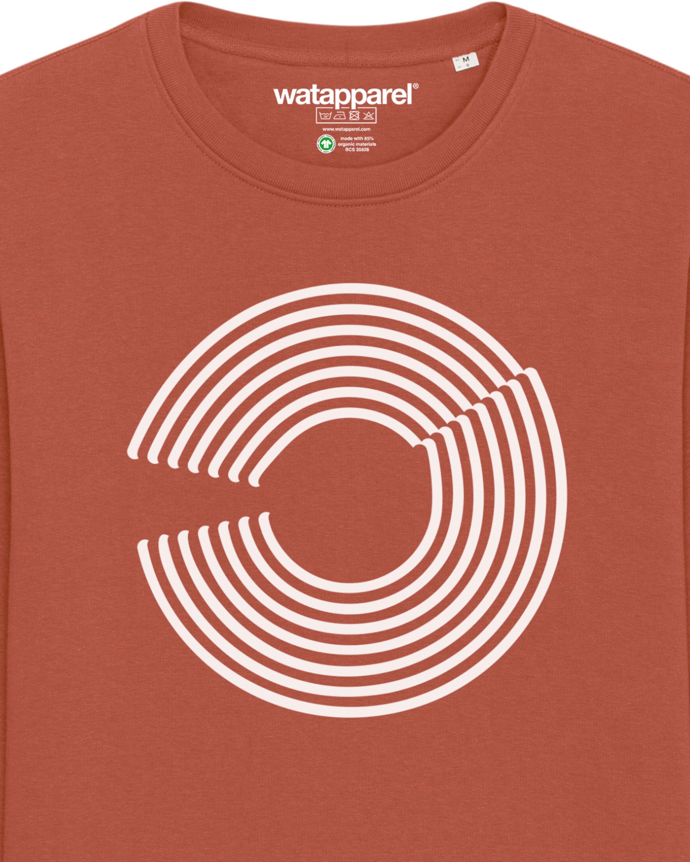 Watapparel Sweatshirt 'Abstract 01' in Brown