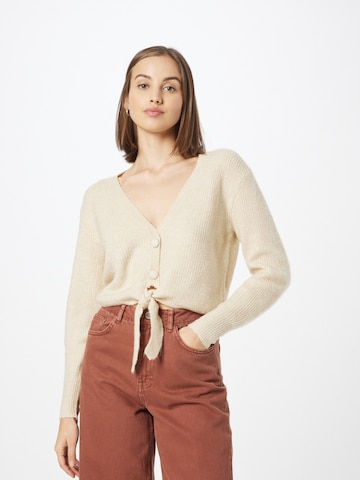 ONLY Knit Cardigan 'MONICA' in Beige: front