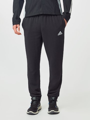 ADIDAS SPORTSWEAR Zúžený Sportovní kalhoty – černá: přední strana