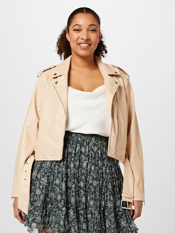 Guido Maria Kretschmer Curvy Between-Season Jacket 'Henrike' in Beige: front